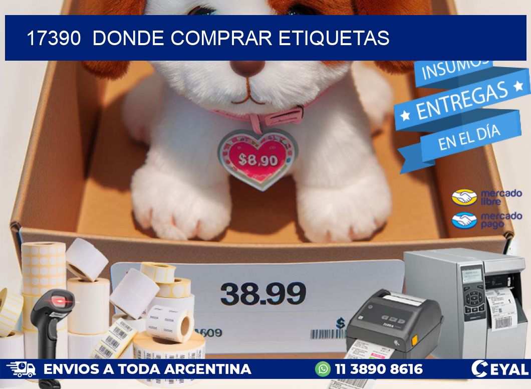 17390 donde comprar etiquetas