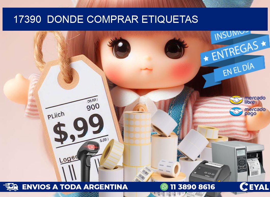 17390 donde comprar etiquetas