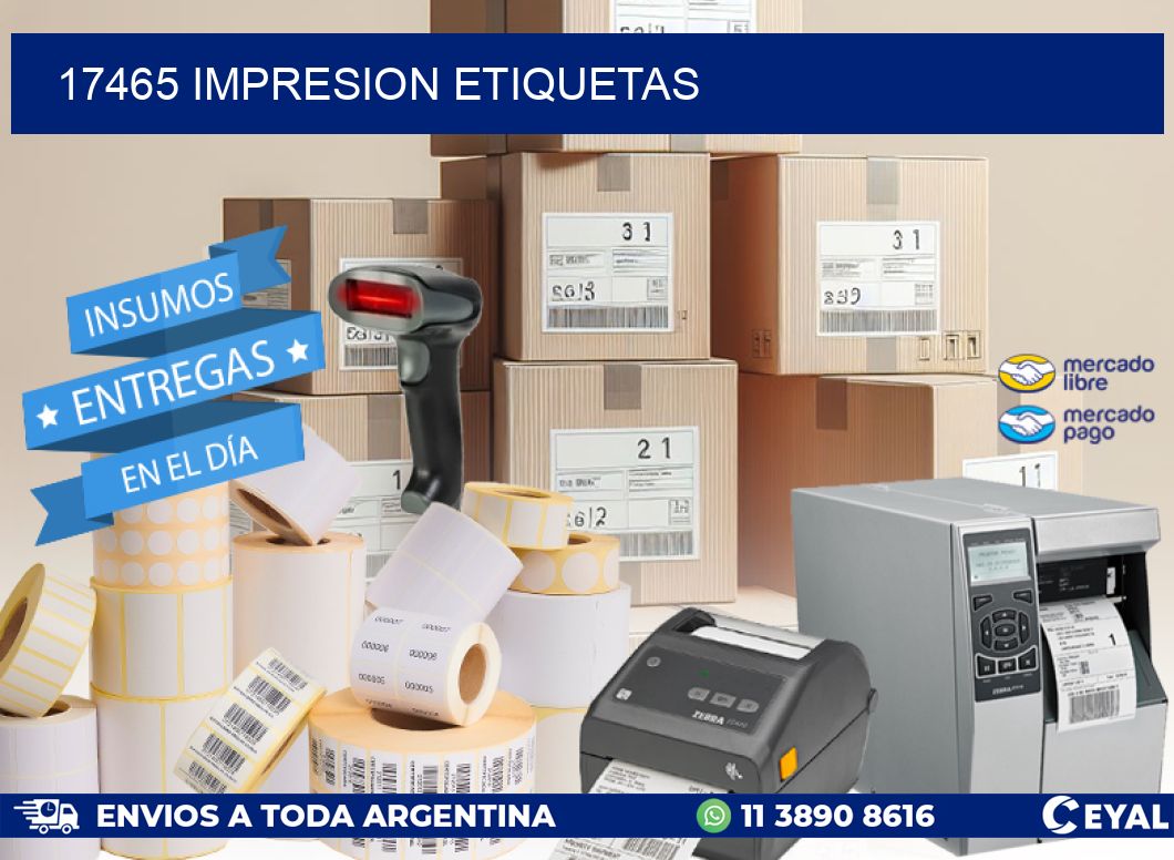 17465 impresion etiquetas