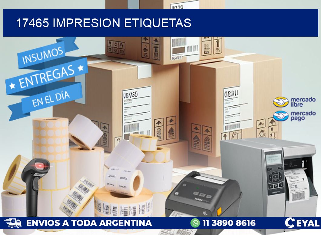 17465 impresion etiquetas