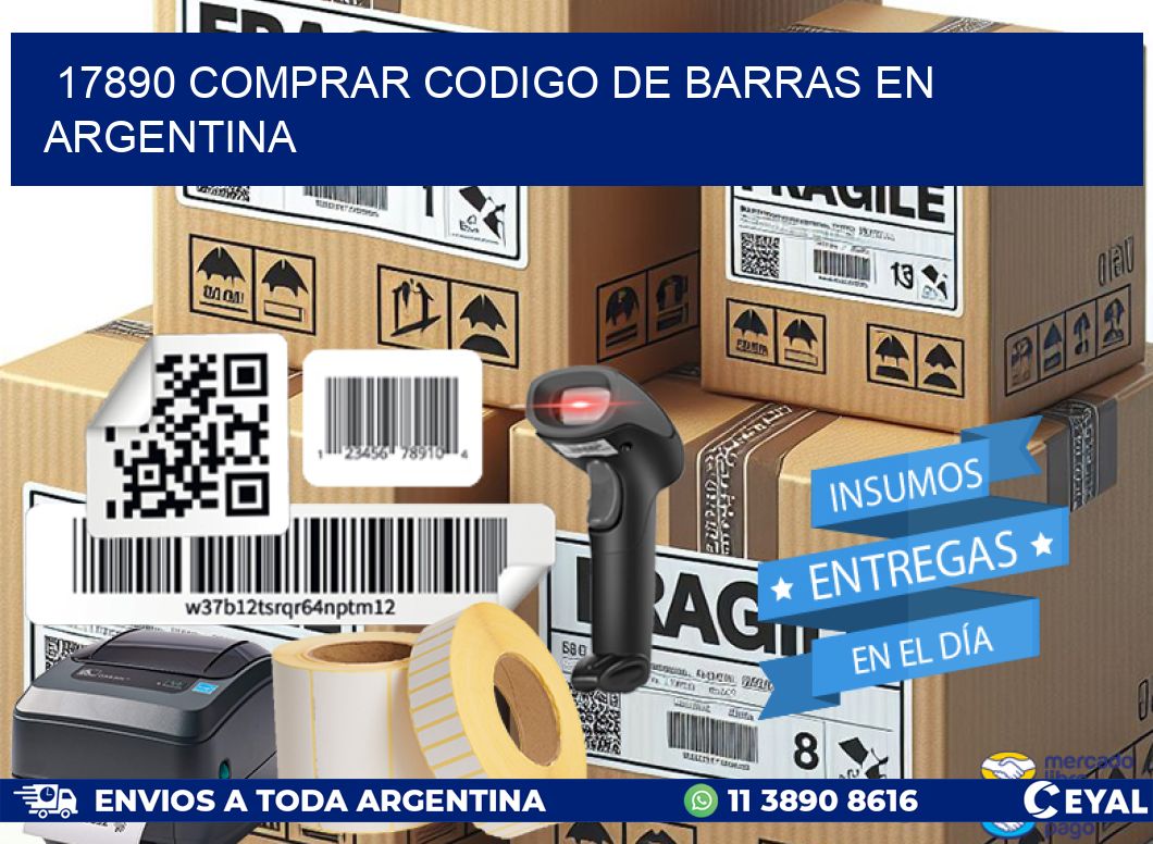 17890 Comprar Codigo de Barras en Argentina