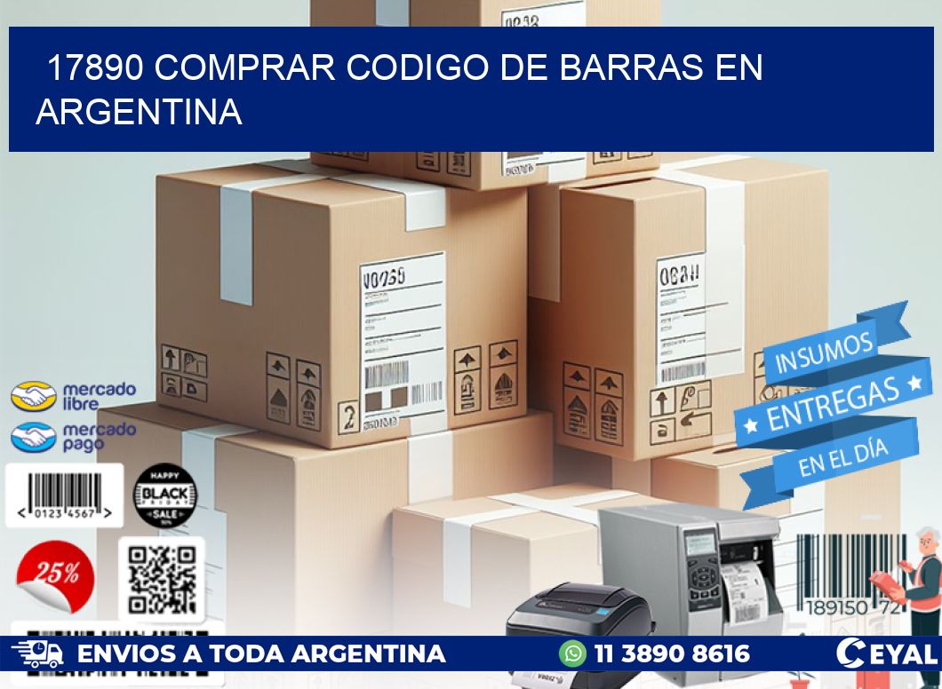 17890 Comprar Codigo de Barras en Argentina