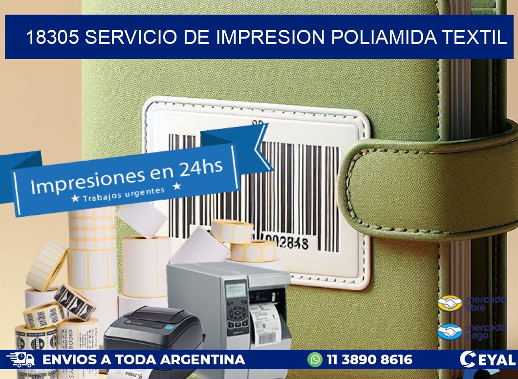 18305 SERVICIO DE IMPRESION POLIAMIDA TEXTIL