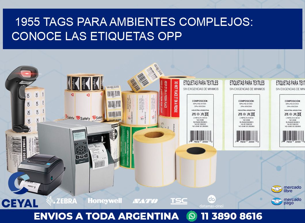 1955 TAGS PARA AMBIENTES COMPLEJOS: CONOCE LAS ETIQUETAS OPP