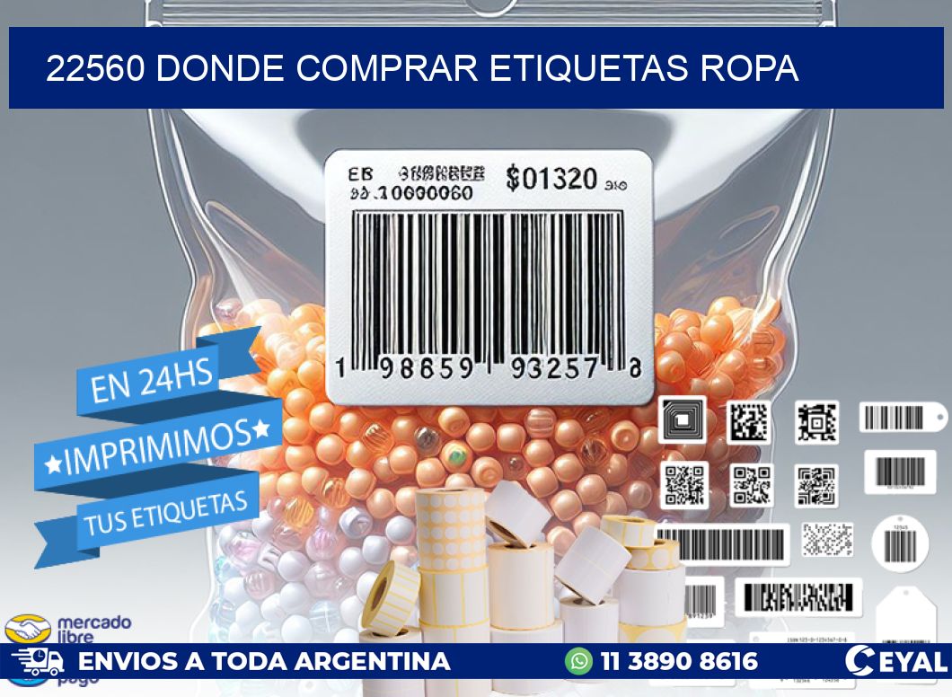 22560 DONDE COMPRAR ETIQUETAS ROPA