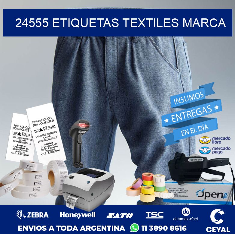 24555 ETIQUETAS TEXTILES MARCA