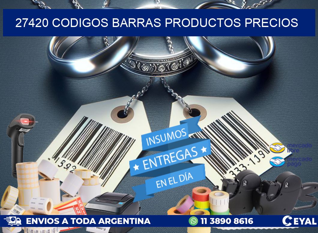 27420 CODIGOS BARRAS PRODUCTOS PRECIOS