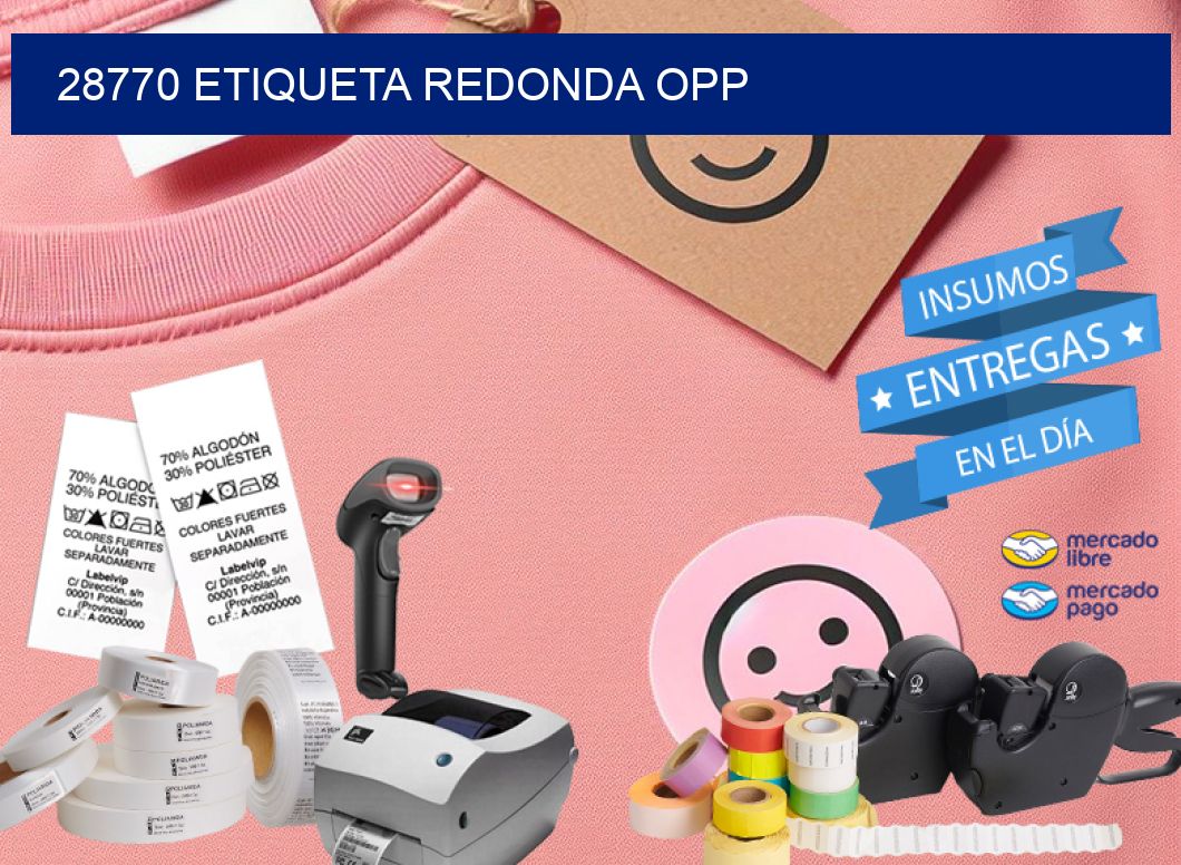28770 ETIQUETA REDONDA OPP