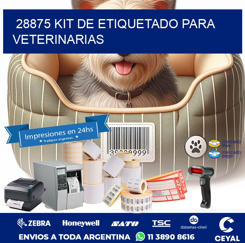 28875 KIT DE ETIQUETADO PARA VETERINARIAS