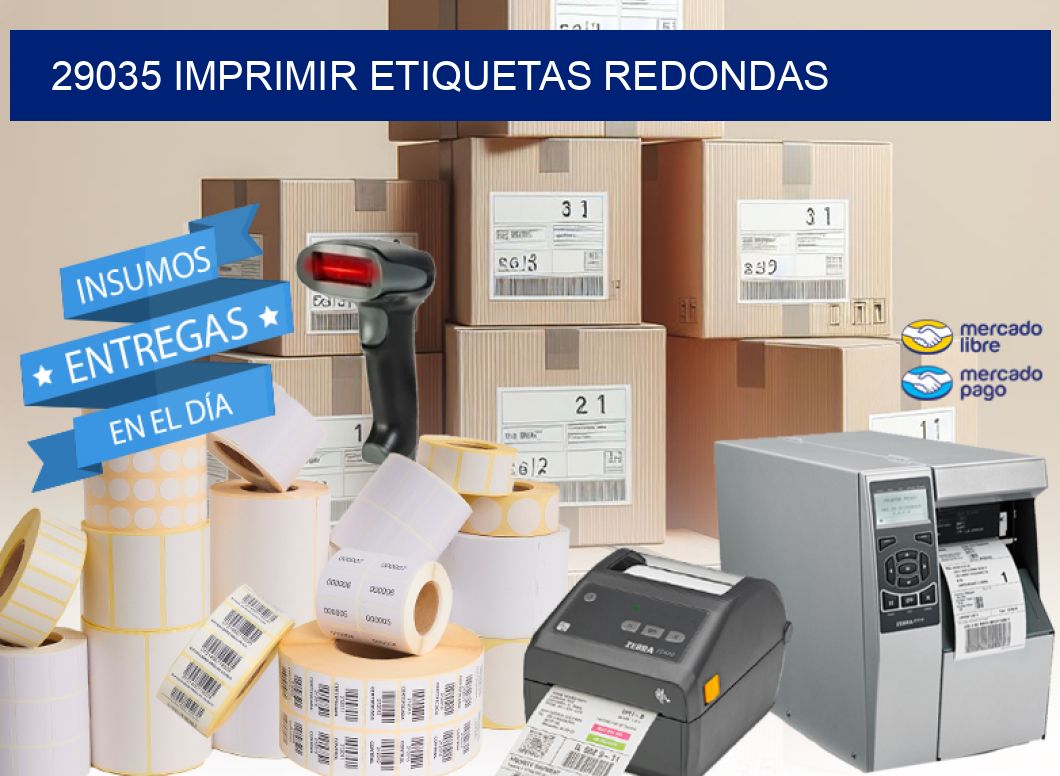 29035 IMPRIMIR ETIQUETAS REDONDAS