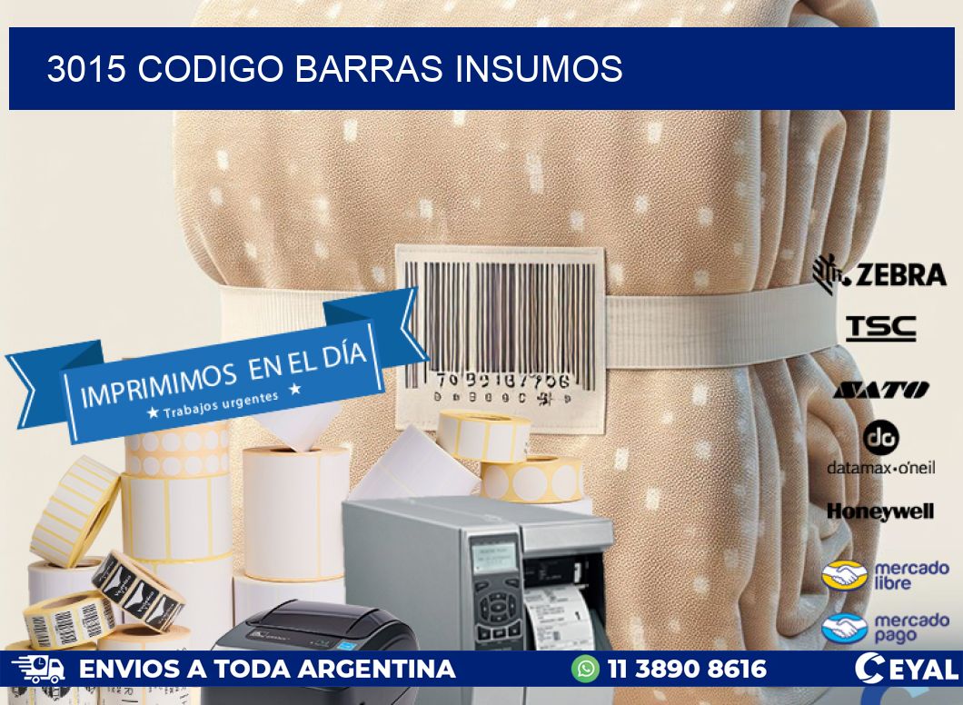 3015 CODIGO BARRAS INSUMOS