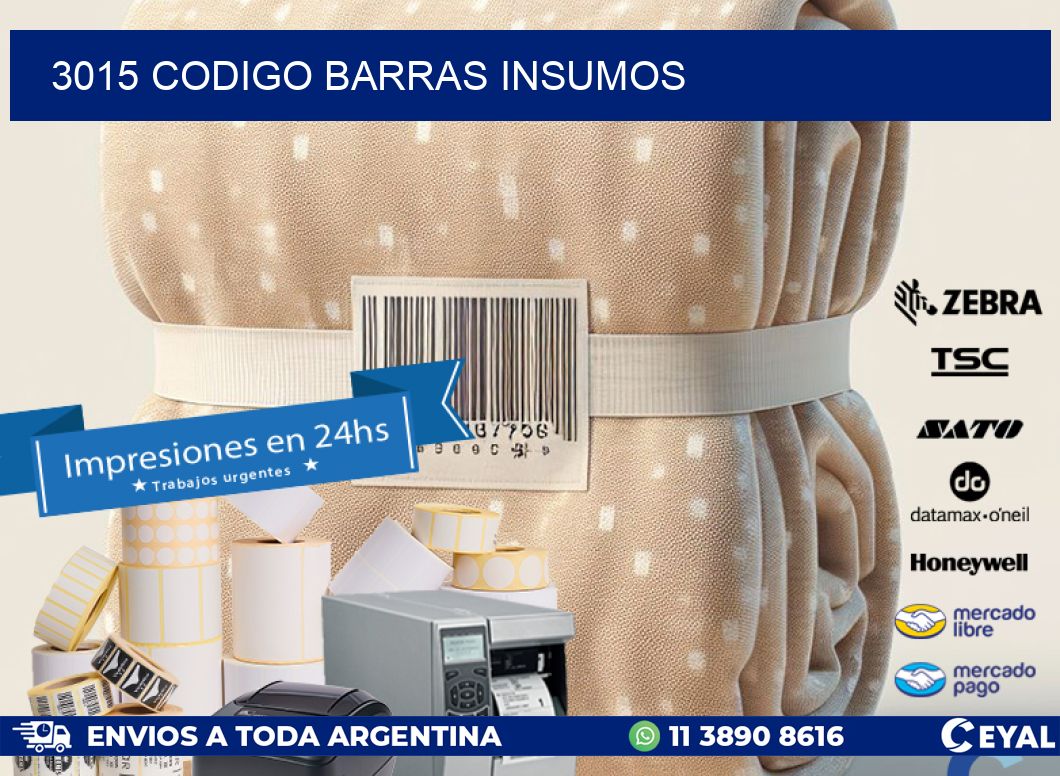 3015 CODIGO BARRAS INSUMOS