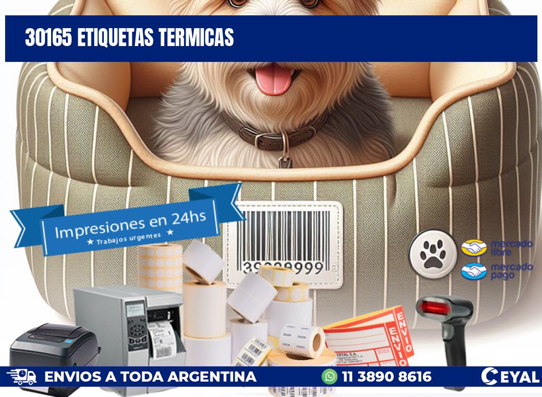 30165 ETIQUETAS TERMICAS
