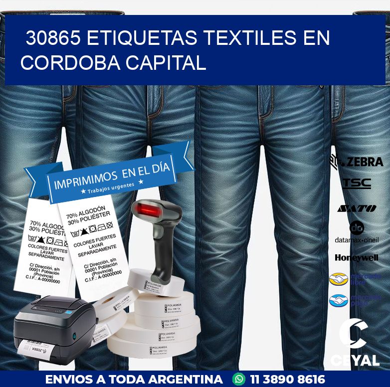 30865 ETIQUETAS TEXTILES EN CORDOBA CAPITAL