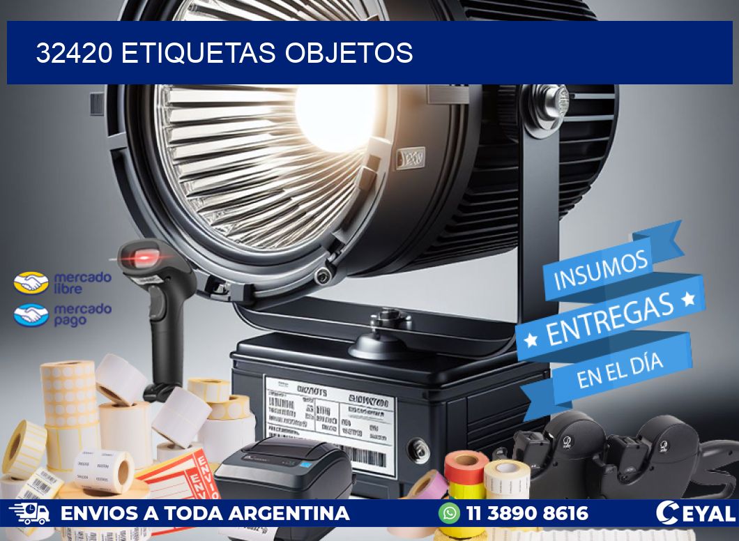 32420 etiquetas objetos