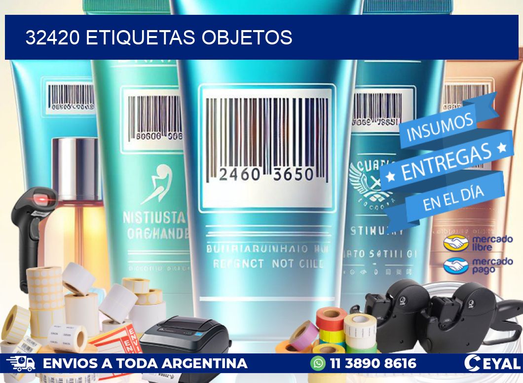 32420 etiquetas objetos