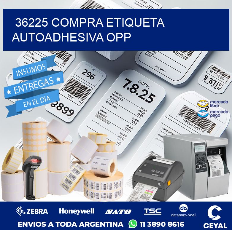 36225 COMPRA ETIQUETA AUTOADHESIVA OPP