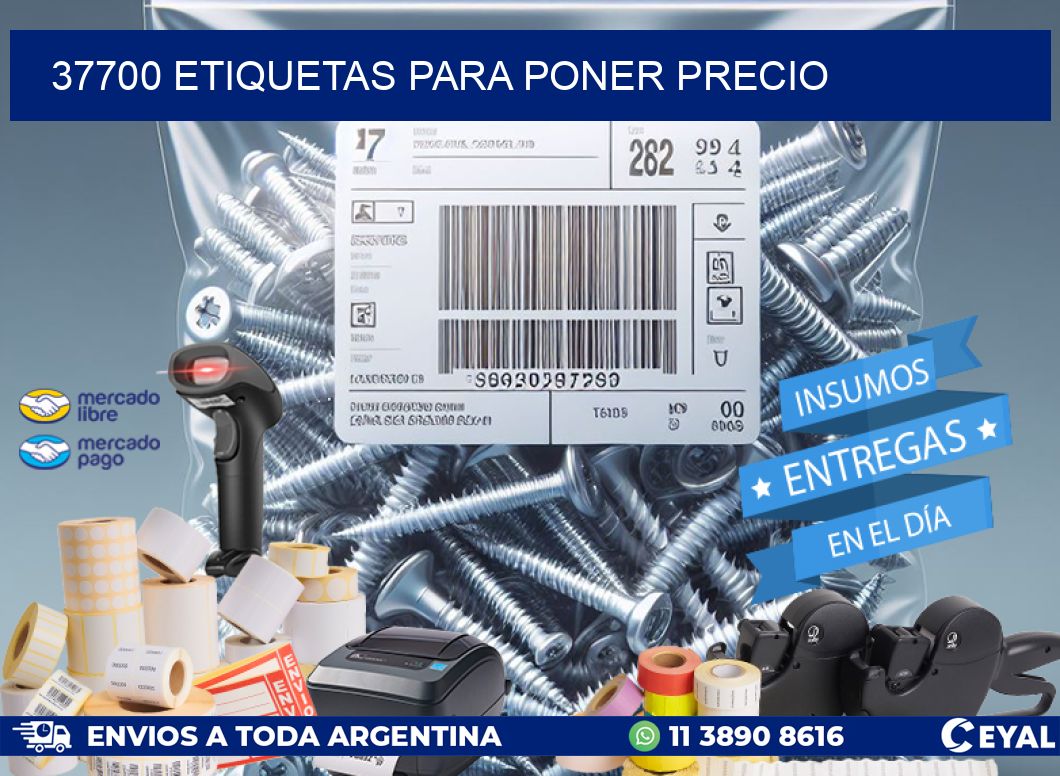 37700 ETIQUETAS PARA PONER PRECIO