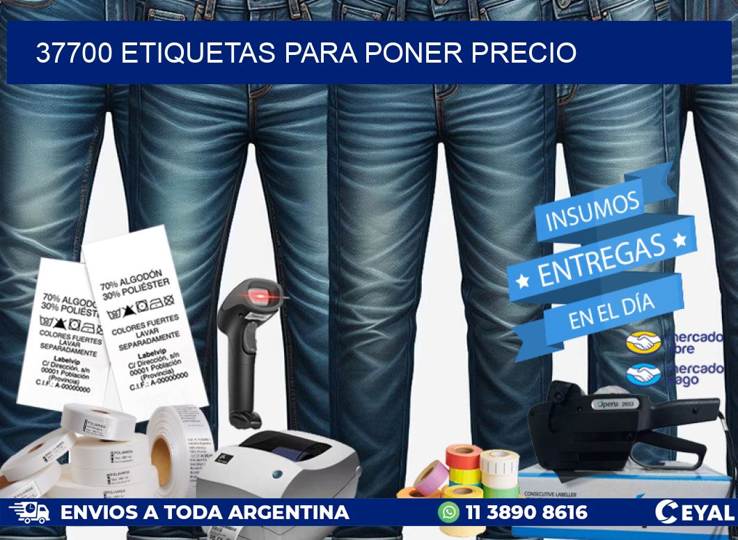 37700 ETIQUETAS PARA PONER PRECIO