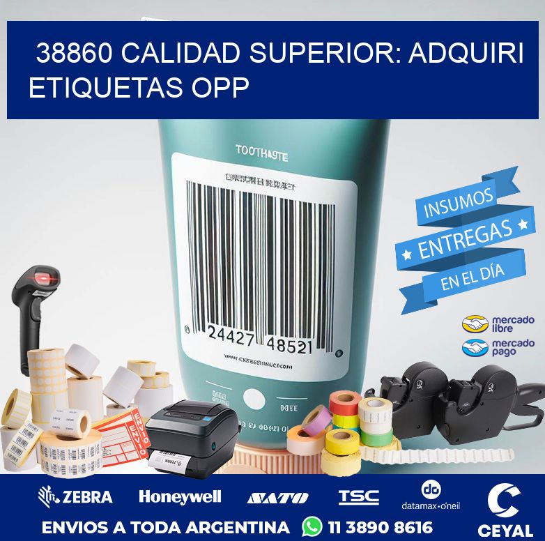 38860 CALIDAD SUPERIOR: ADQUIRI ETIQUETAS OPP