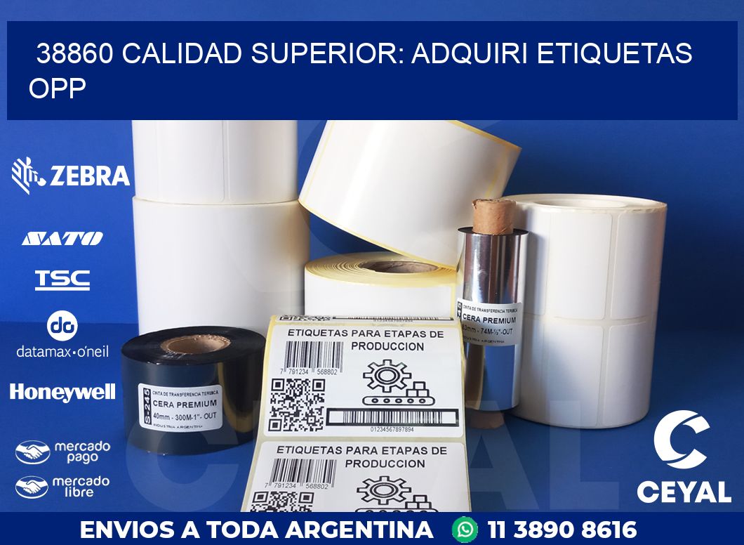 38860 CALIDAD SUPERIOR: ADQUIRI ETIQUETAS OPP