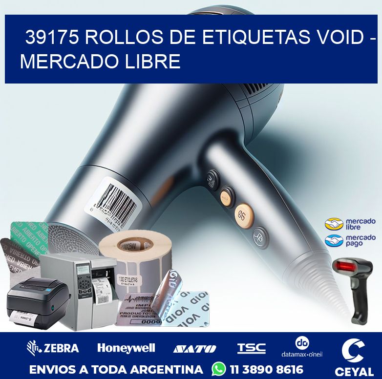 39175 ROLLOS DE ETIQUETAS VOID - MERCADO LIBRE