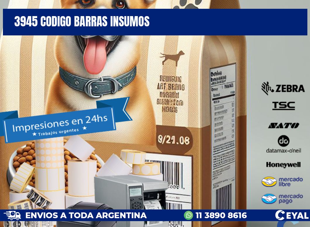 3945 CODIGO BARRAS INSUMOS
