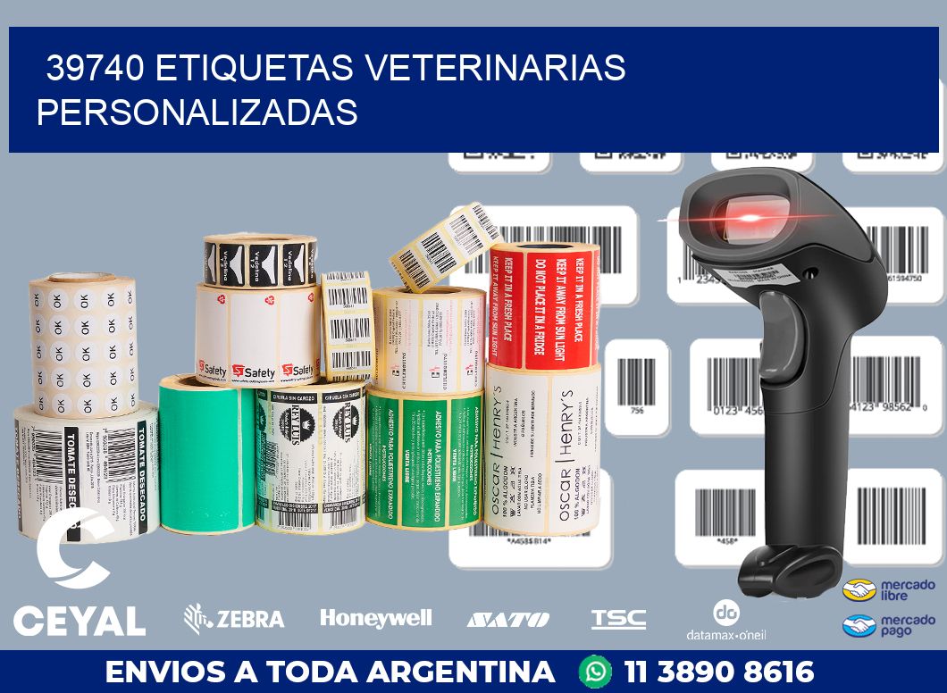 39740 ETIQUETAS VETERINARIAS PERSONALIZADAS