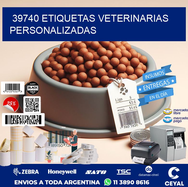 39740 ETIQUETAS VETERINARIAS PERSONALIZADAS