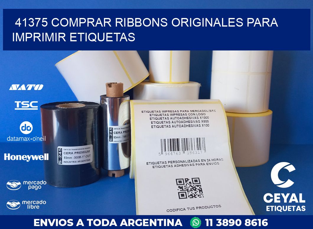 41375 COMPRAR RIBBONS ORIGINALES PARA IMPRIMIR ETIQUETAS