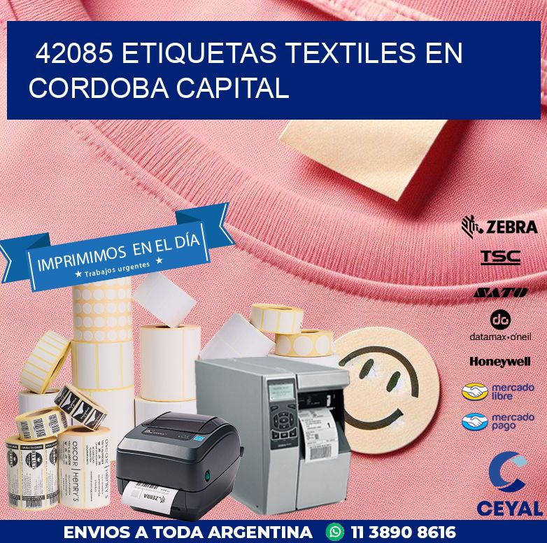 42085 ETIQUETAS TEXTILES EN CORDOBA CAPITAL