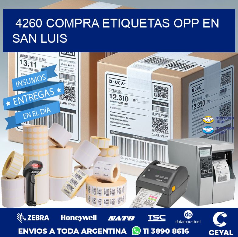 4260 COMPRA ETIQUETAS OPP EN SAN LUIS