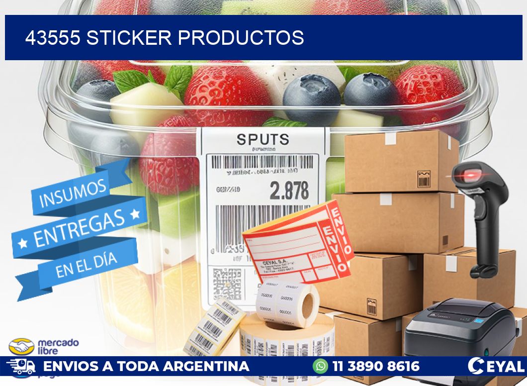 43555 STICKER PRODUCTOS