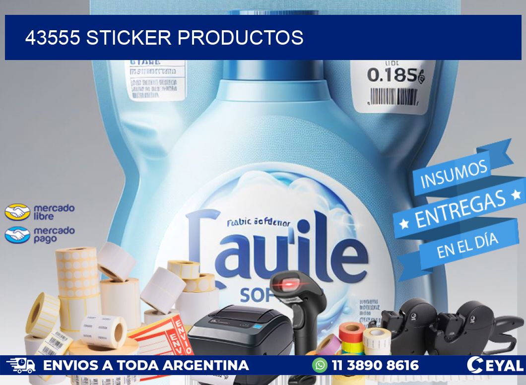 43555 STICKER PRODUCTOS