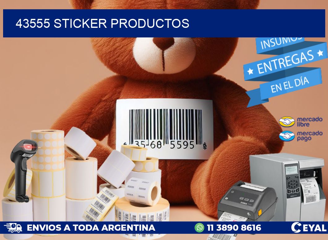 43555 STICKER PRODUCTOS
