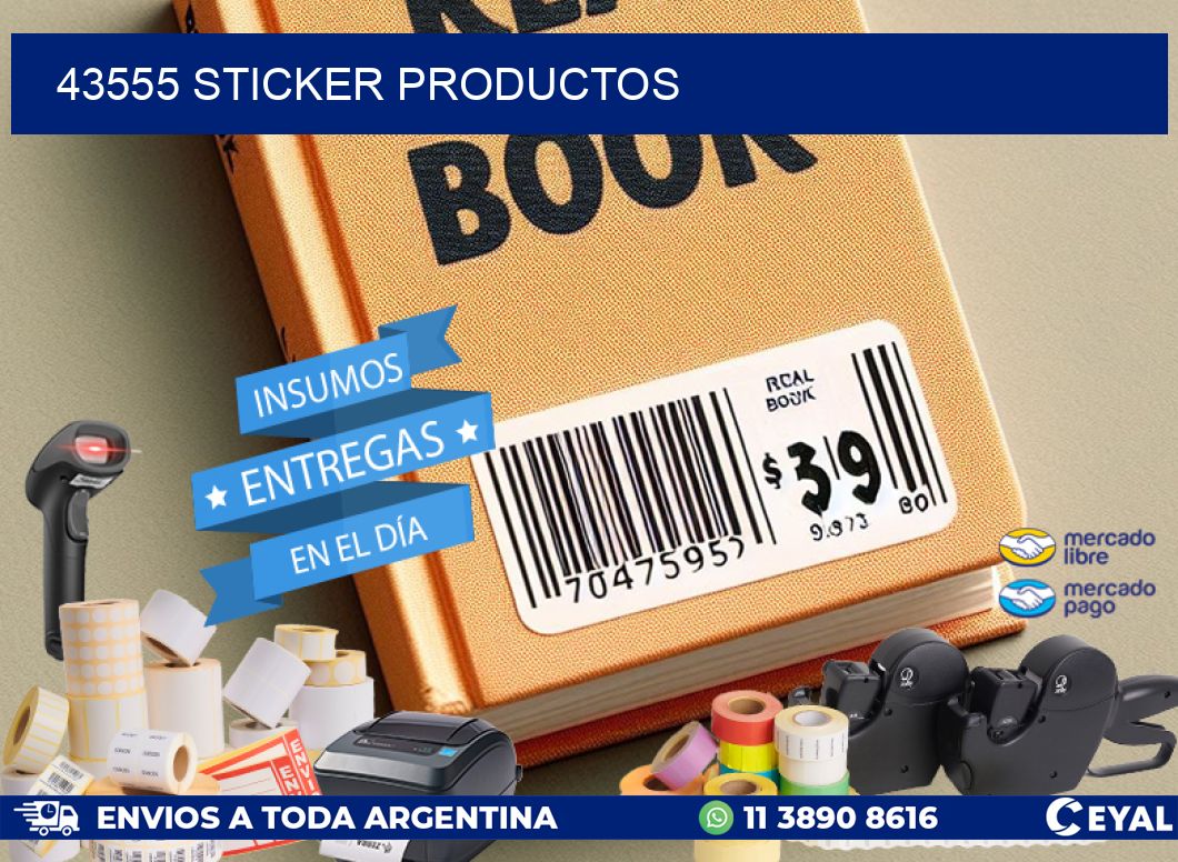 43555 STICKER PRODUCTOS