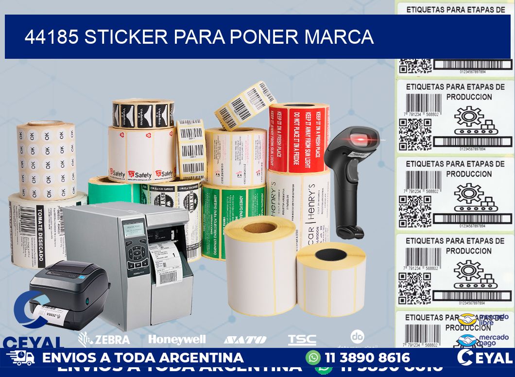 44185 STICKER PARA PONER MARCA