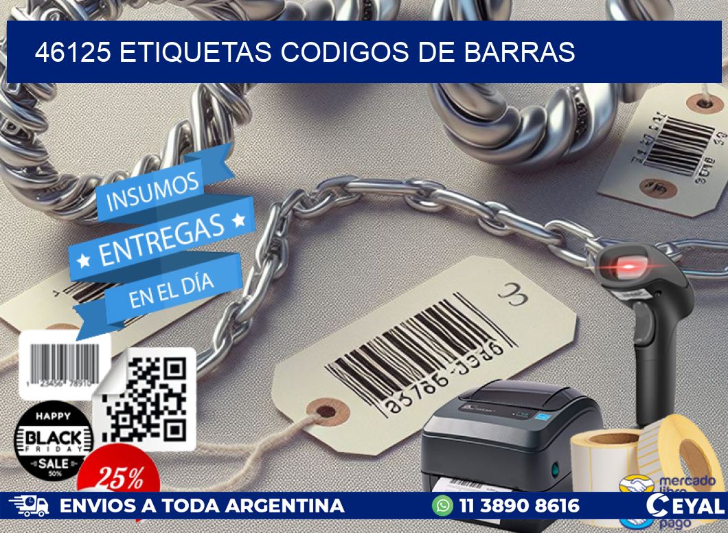 46125 etiquetas codigos de barras