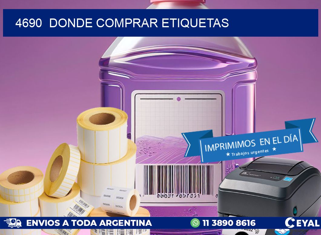 4690 donde comprar etiquetas