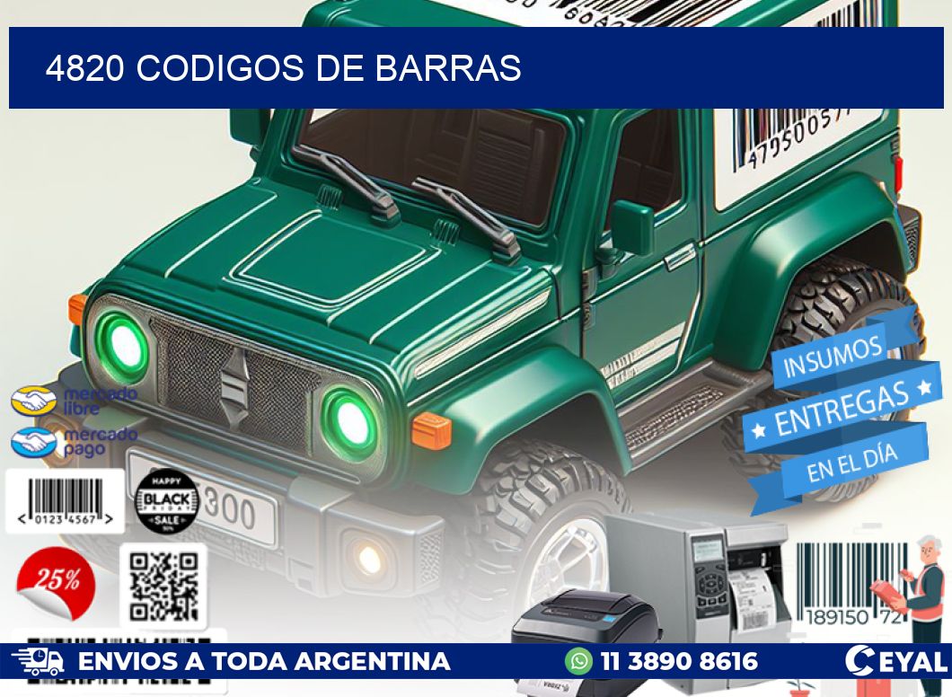 4820 codigos de barras