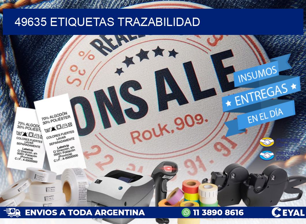 49635 Etiquetas trazabilidad
