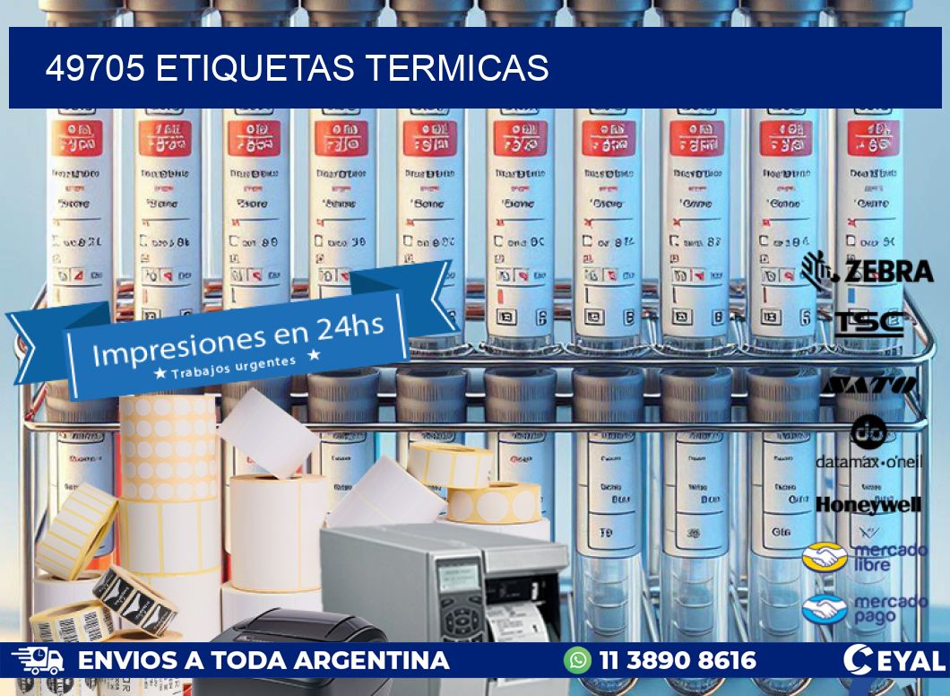 49705 ETIQUETAS TERMICAS