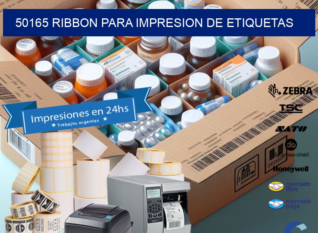 50165 RIBBON PARA IMPRESION DE ETIQUETAS