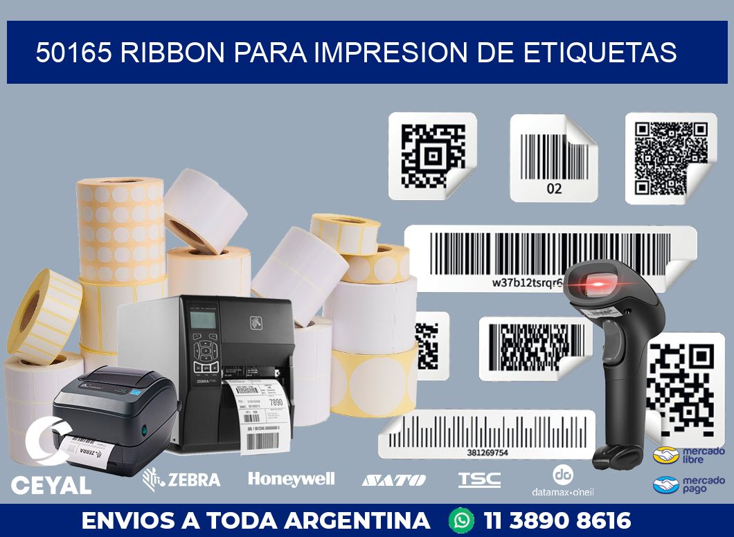 50165 RIBBON PARA IMPRESION DE ETIQUETAS