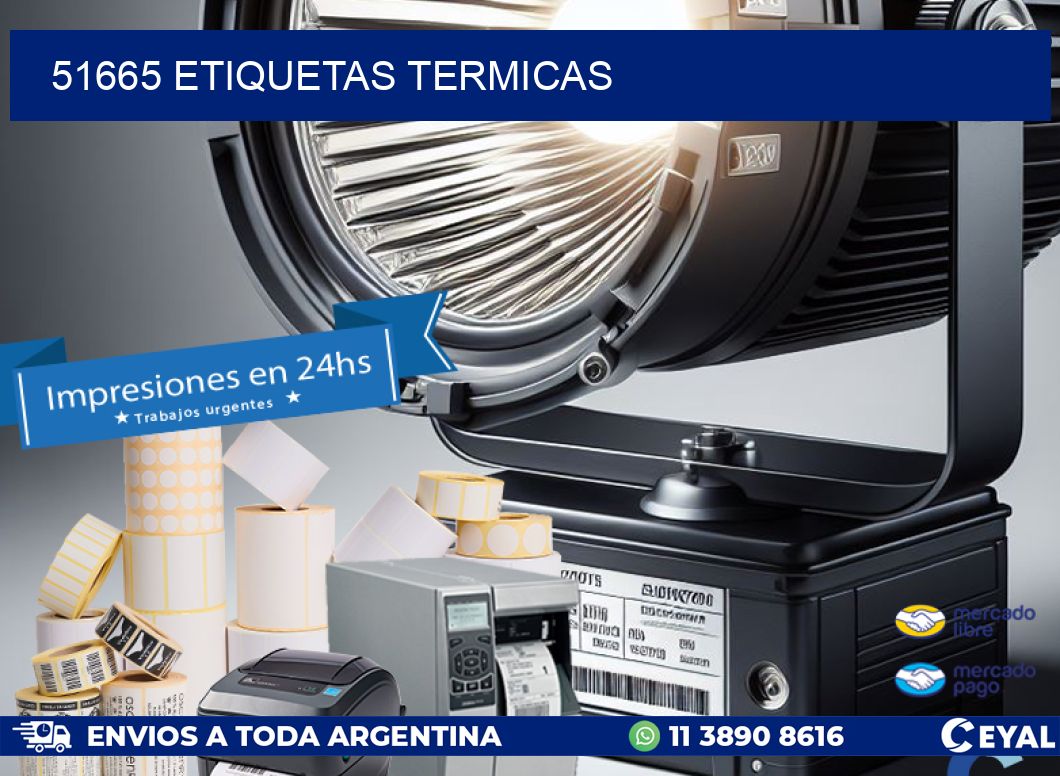 51665 ETIQUETAS TERMICAS