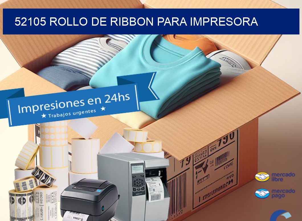 52105 ROLLO DE RIBBON PARA IMPRESORA