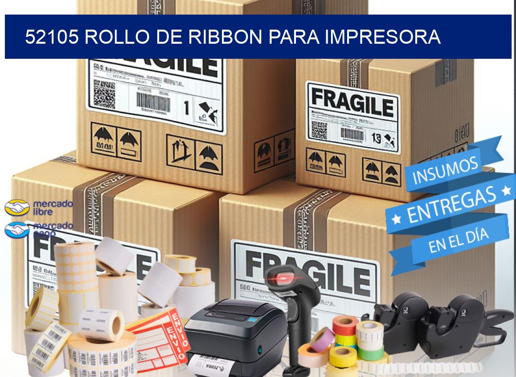 52105 ROLLO DE RIBBON PARA IMPRESORA