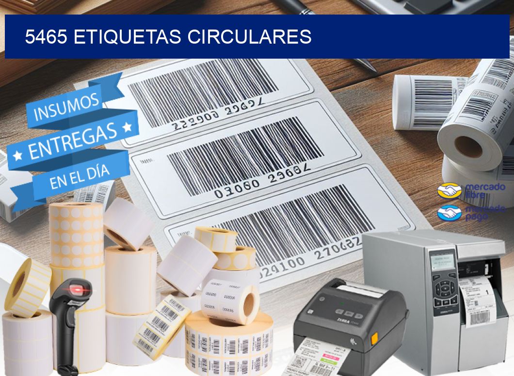5465 ETIQUETAS CIRCULARES