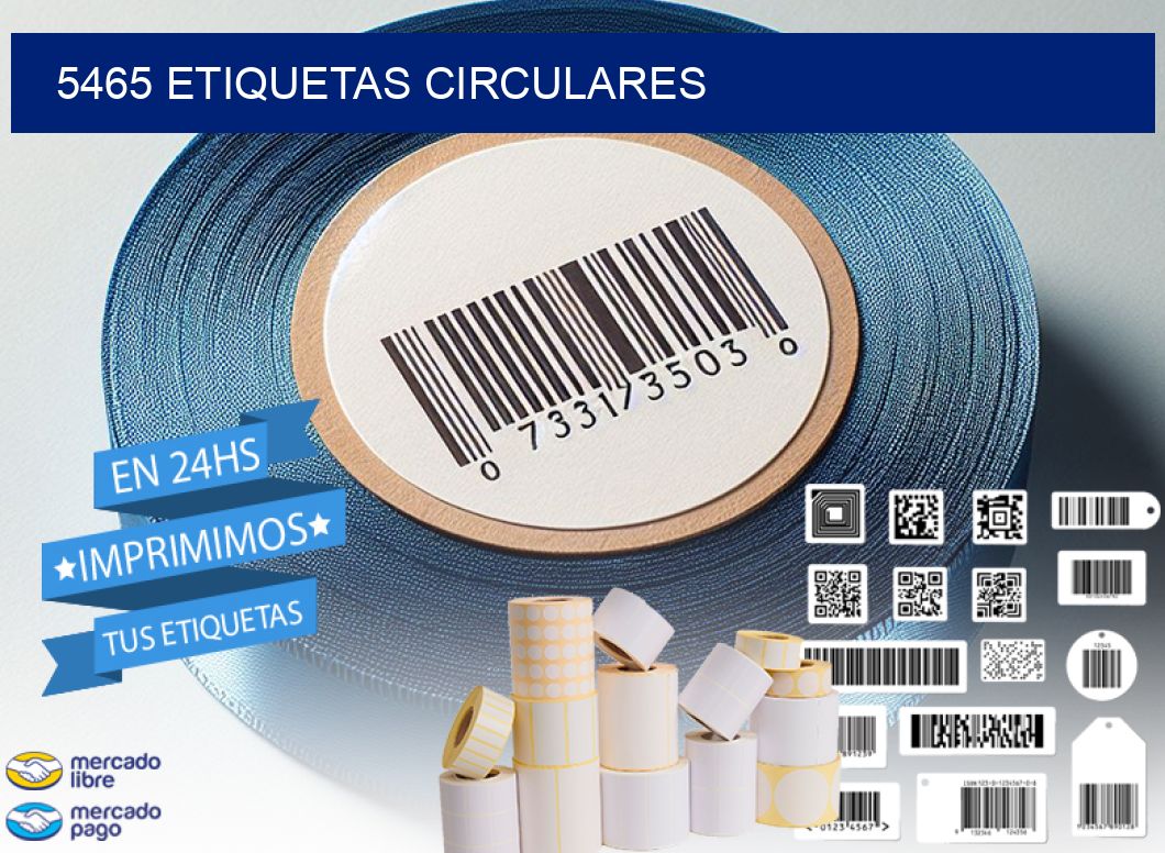 5465 ETIQUETAS CIRCULARES