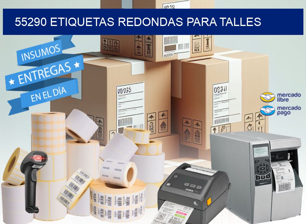 55290 ETIQUETAS REDONDAS PARA TALLES